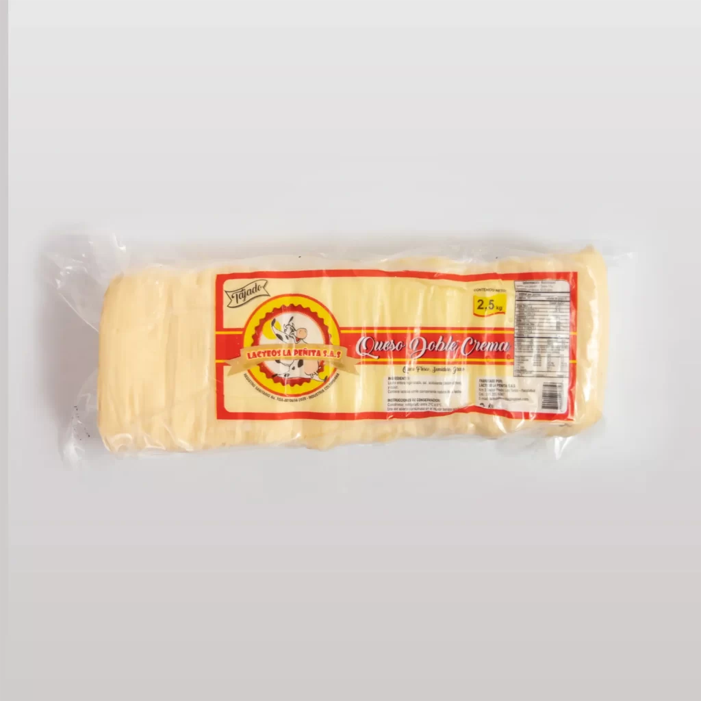 Queso Doble Crema Lácteos La Peñita