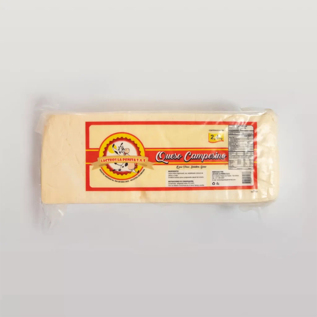 Queso Campesino Lácteos La Peñita